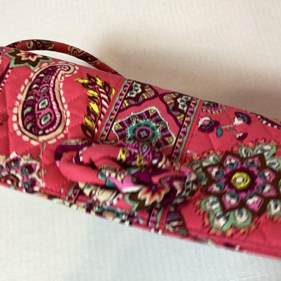 Vera Bradley "Call Me Coral" Knot Just A Clutch Shoulder Bag. - Picture 10 of 13